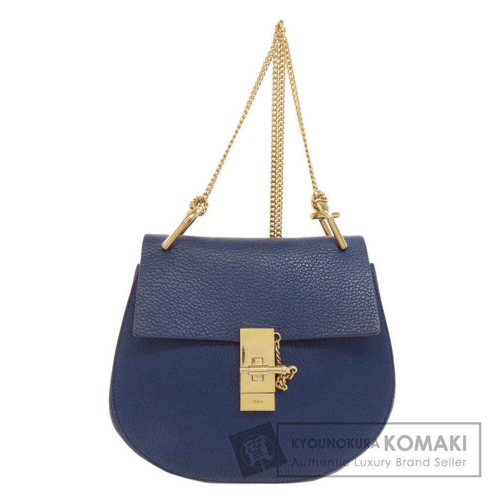Chloe Drew Chain Shoulder Bag Leather